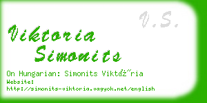 viktoria simonits business card